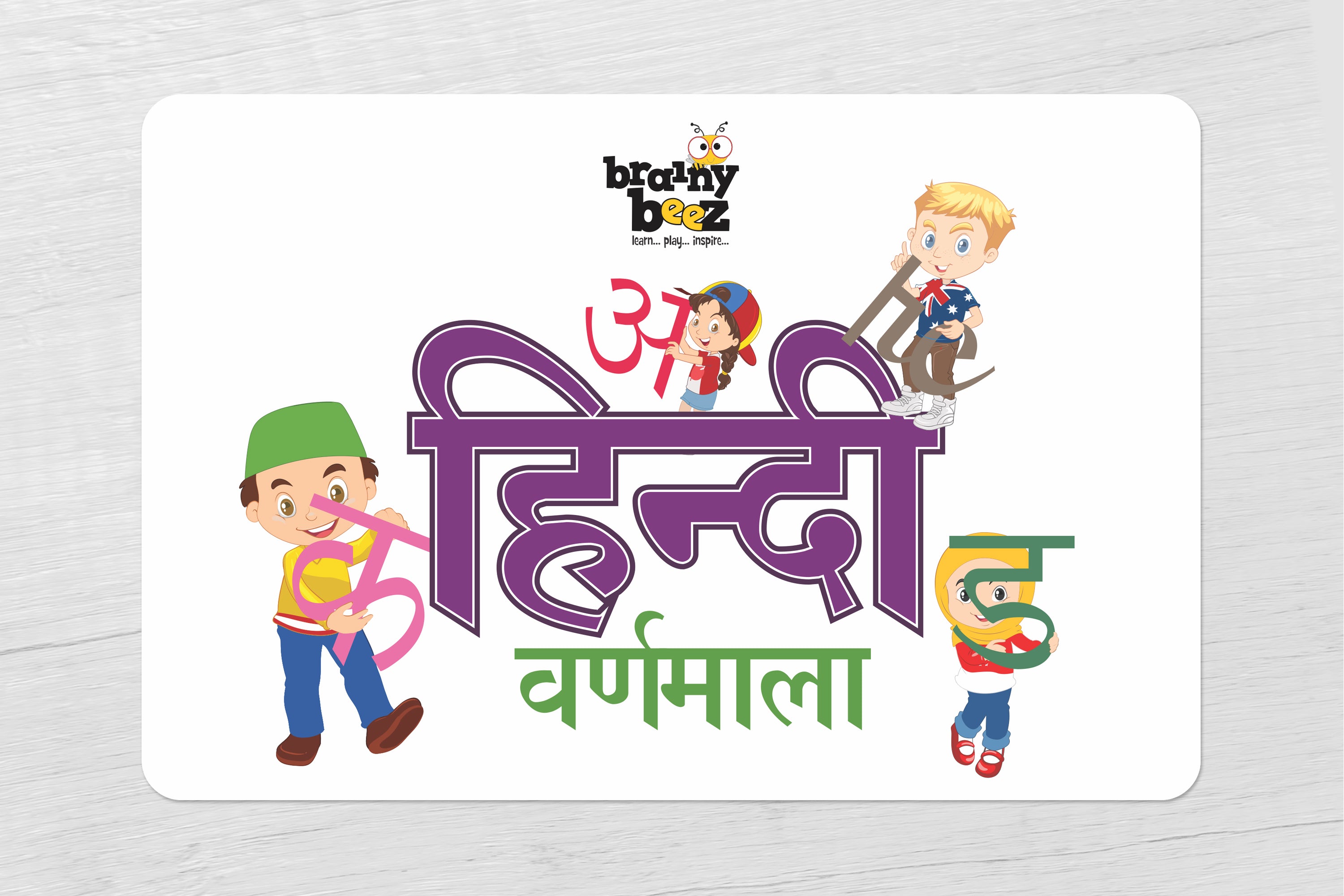 Hindi Alphabet Hindi Varnmala 50 Pcs Set  Amazonin Office Products
